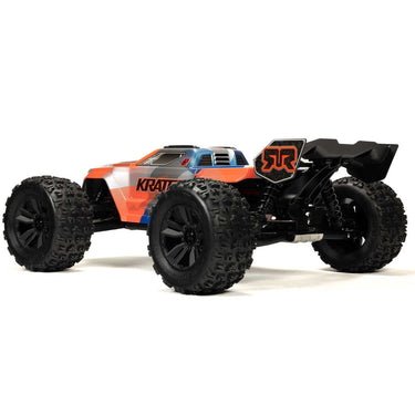 Arrma Kraton 6S BLX 4X4 1/8 Speed Monster Truck RTR Orange/Blue ARA8608V6T1